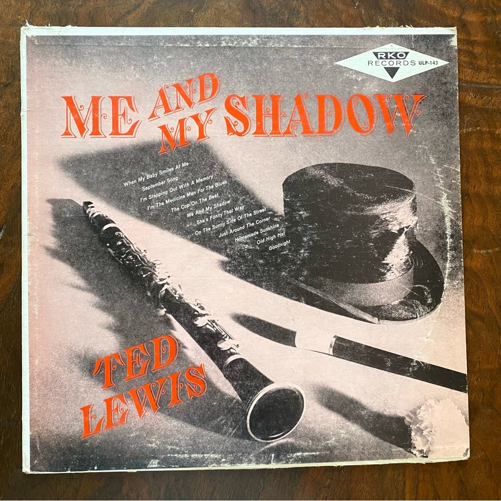 Vintage 50s Ted Lewis Me and My Shadow Vinyl Record LP RKO Records